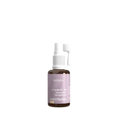 image of Nutriplus Vitamin D3 ve spreji s přírodní citrónovou příchutí, 20 ml