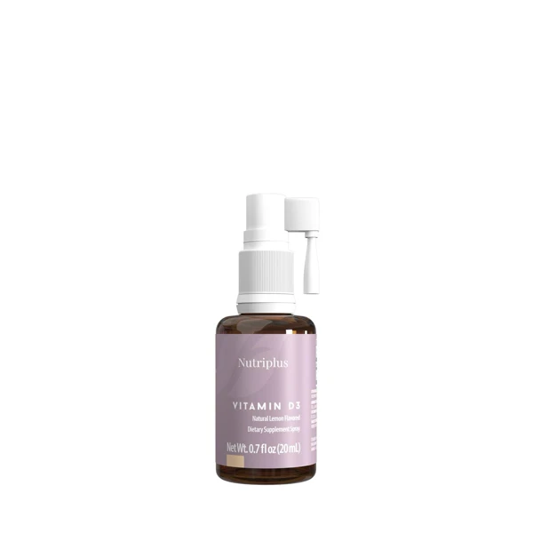 image of Nutriplus Vitamin D3 ve spreji s přírodní citrónovou příchutí 20 ml