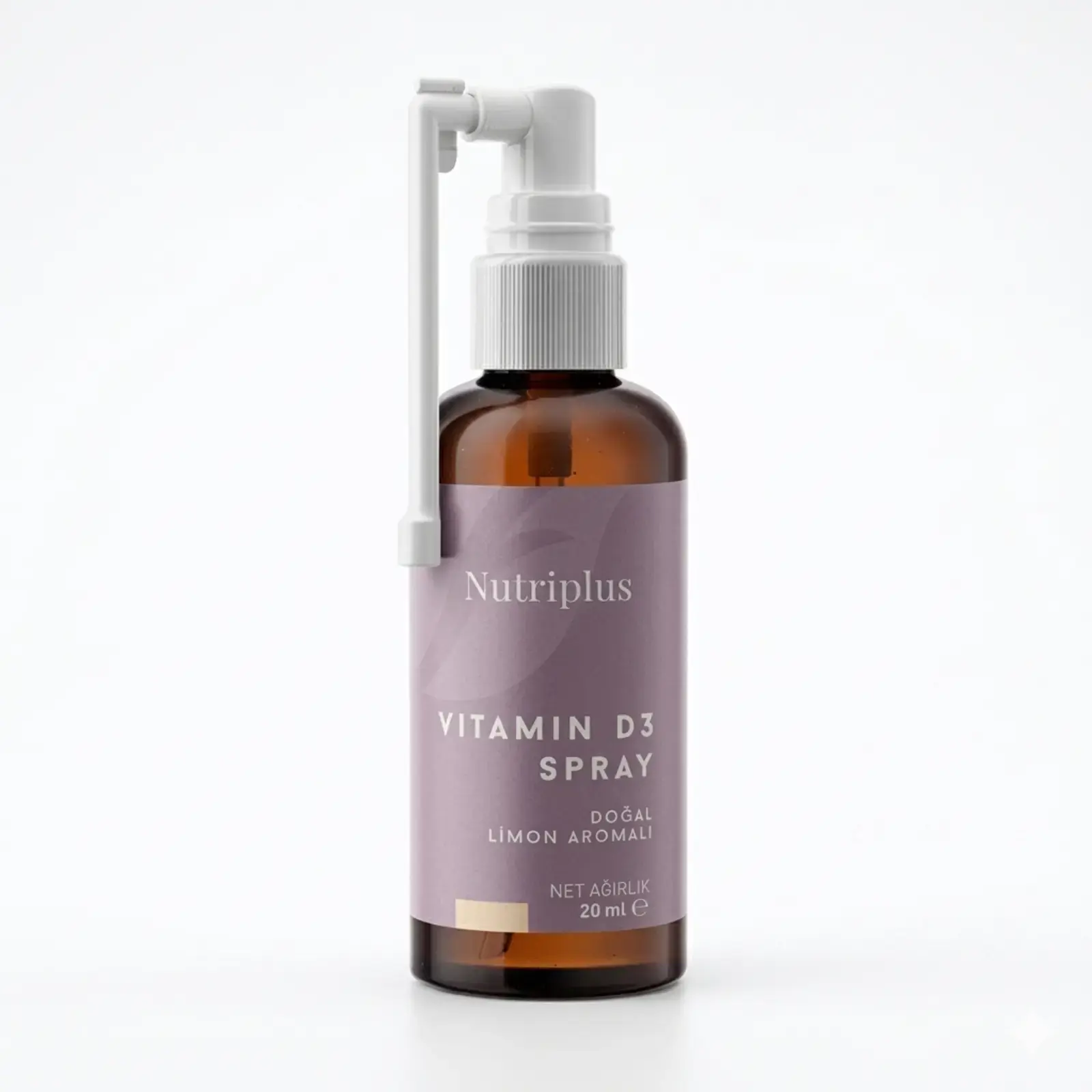 Nutriplus Vitamin D3 ve spreji s přírodní citrónovou příchutí, 20 ml