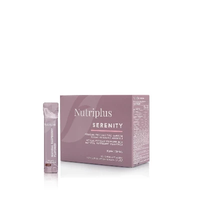 image of Nutriplus Serenity čaj s malinovou příchutí, 1,7 g x 30 ks