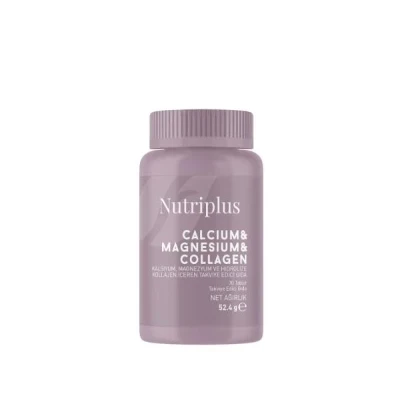 image of Nutriplus Vápník, hořčík a kolagen ve formě tablet