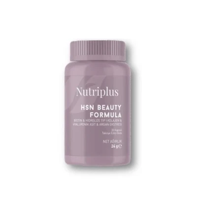 image of Nutriplus Kapsle s kolagenem, kyselinou hyaluronovou, vitaminy a minerálními látkami, 24 g ℮.