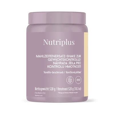 image of Nutriplus Koktejl - náhrada jídla s vanilkovou příchutí 520 g