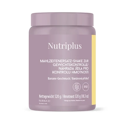 image of Nutriplus Koktejl - náhrada jídla s banánovou příchutí 520 g