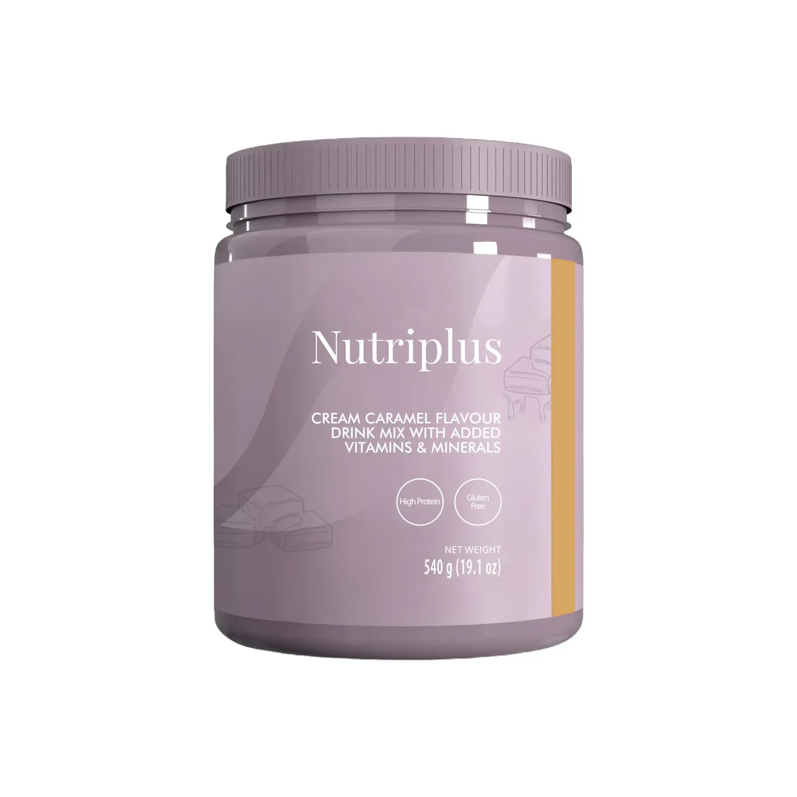 image of Nutriplus Koktejl - CREAM CARAMEL 540 g.