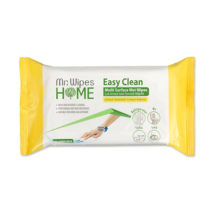 image of Mr. Wipes Čistící utěrky s vůní citronu 40 ks