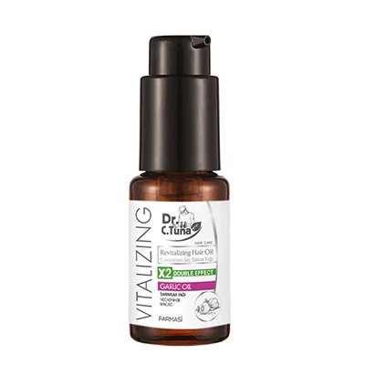 image of Dr.C. Tuna Vitalizing olej na vlasy s česnekem a capixylem 30 ml