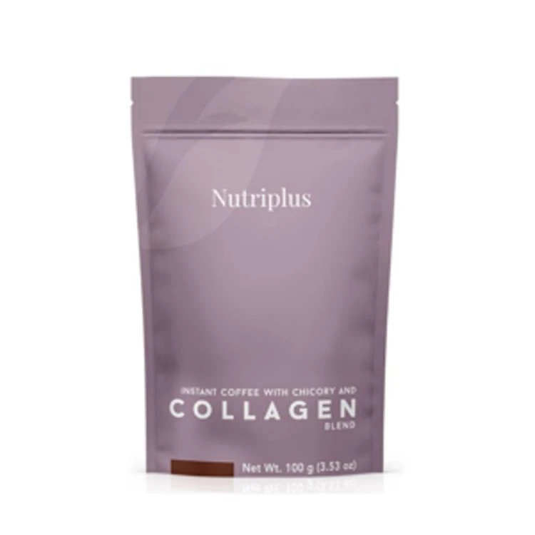 image of Nutriplus Instantní káva s čekankou a kolagenem 100 g