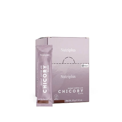 image of Nutriplus Instantní káva s čekankou, 32 g, 2 g x 16 ks