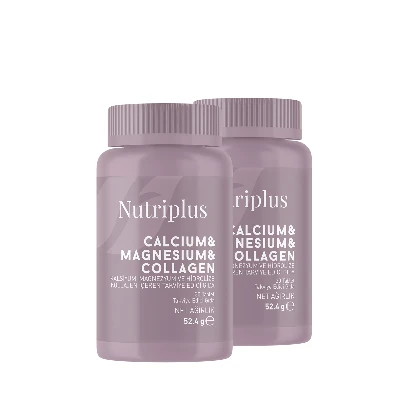 image of 2x Nutriplus Vápník, hořčík a kolagen ve formě tablet