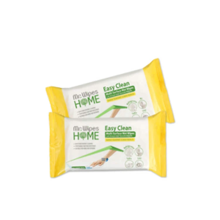 image of 2x Mr. Wipes Čistící utěrky s vůní citronu 40 ks
