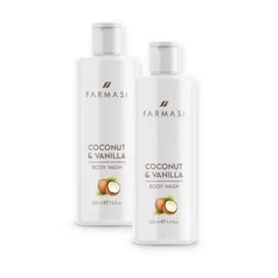image of .2x Coconut&Vanilla Sprchový gel 225 ml