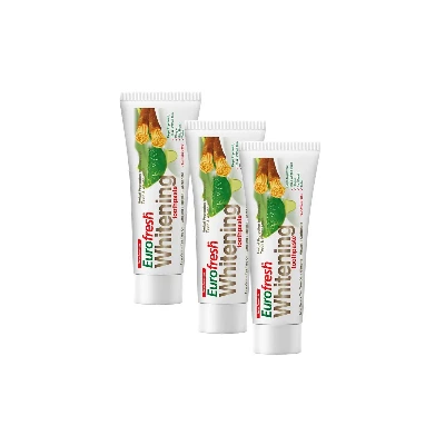 image of 3x Eurofresh bělící zubní pasta s miswakem 112g