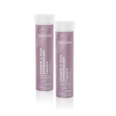 image of .2x Nutriplus Vitamín C 15 šumivých tbl., 61,5 g