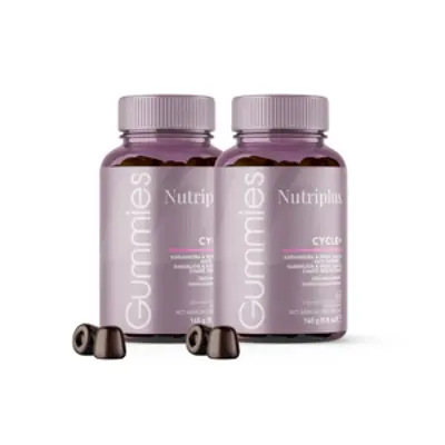 image of 2x NUTRIPLUS CYCLE Gumové bonbony, 165 g