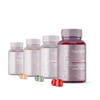 image of .SET Gumové (Kids Multivitamínové + ACV + Red & Green Mix + F+CUS)