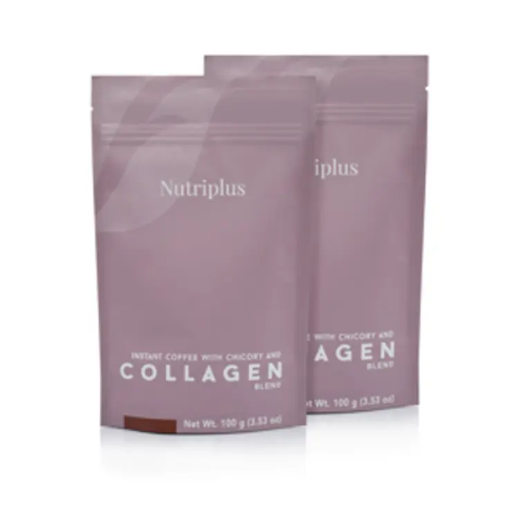 image of 2x Nutriplus Instantní káva s čekankou a kolagenem, 100 g