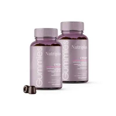 image of 2x NUTRIPLUS CYCLE Gumové bonbony, 165 g