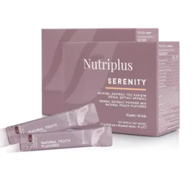 image of 2x Nutriplus Serenity čaj s broskvovou příchutí, 1,7 g x 30 ks