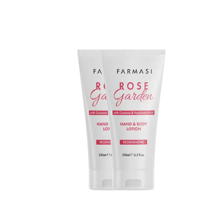 image of 2x Rose Garden Hydratační mléko na ruce a tělo s guaranou a kyselinou hyaluronovou, 200 ml