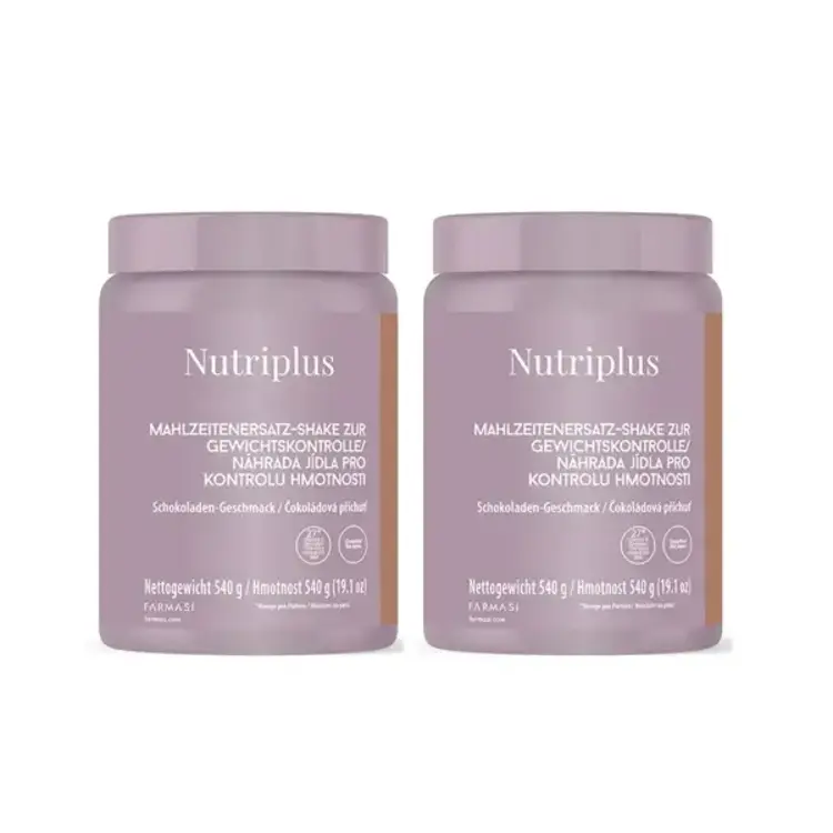 image of 2x Nutriplus Koktejl - náhrada jídla s čokoládovou příchutí, 540 g