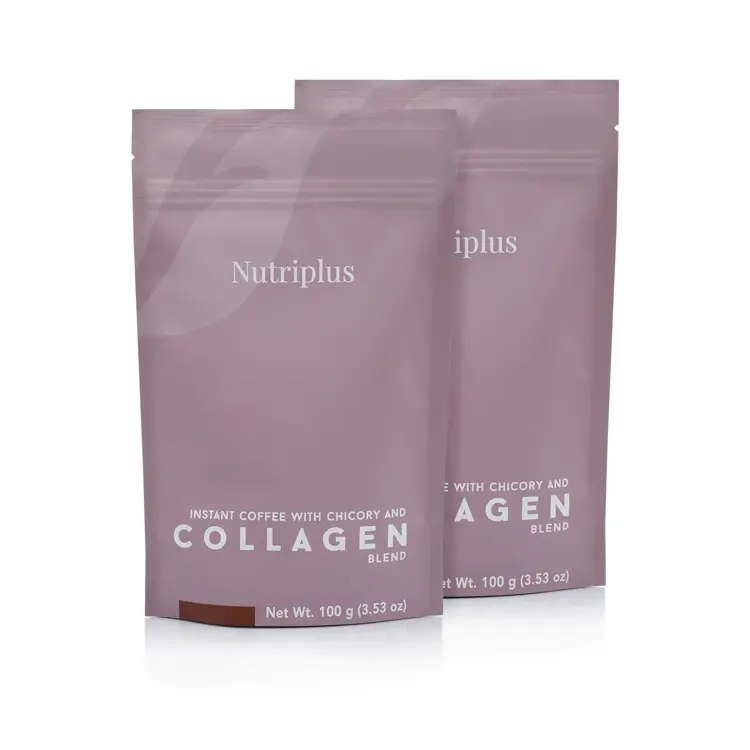 image of 2x Nutriplus Instantní káva s čekankou a kolagenem, 100 g